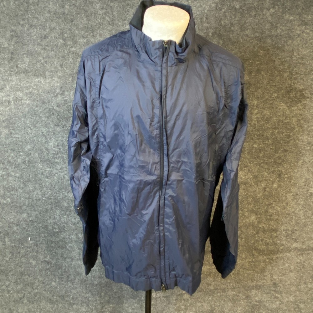 Vintage Nike Golf Royal Blue Nylon Lightweight Jacket Wind Breaker Mens Large