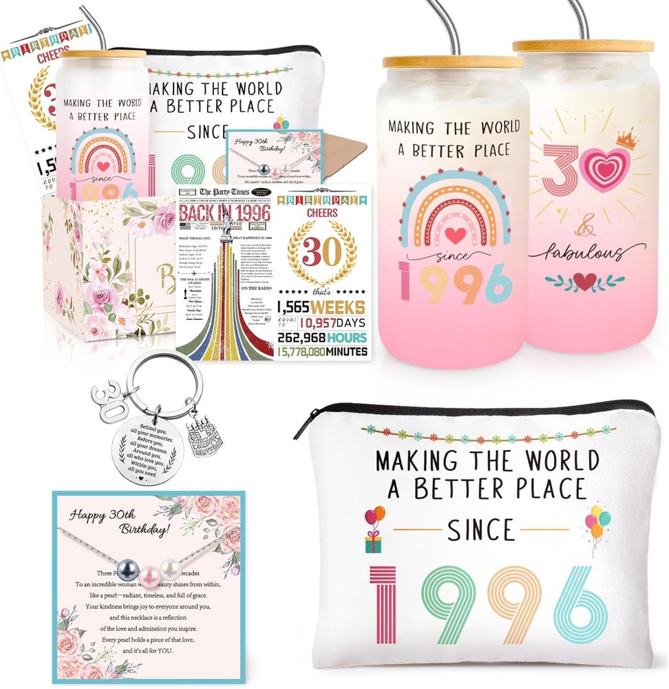 30th Birthday Gifts for Women, Cool Turning 30 Year Old Birthday Gift Ideas for