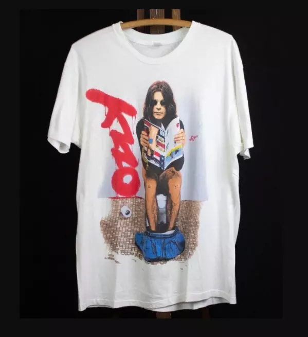 Remake 1992 Ozzy Osbourne No More Tours Toilet Concert T Shirt, Gift Shirt