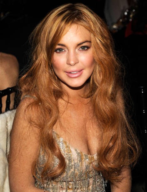 Lindsay Lohan at 2013 amfAR New York Gala Fall Fashion Kickoff Photo