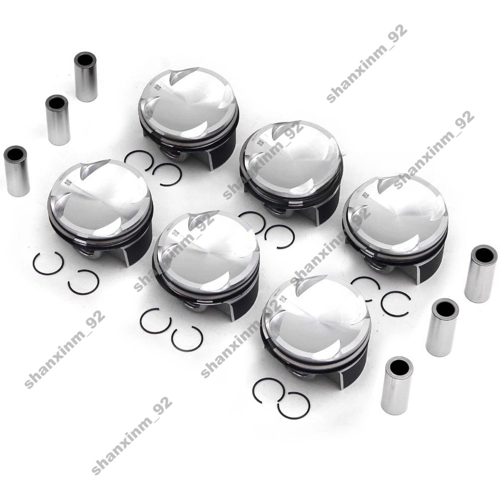 6cyl Forged Pistons Rings Set for BMW M2 M3 M4 X3 X4 M G80 G81 G87 S58B30A S58T