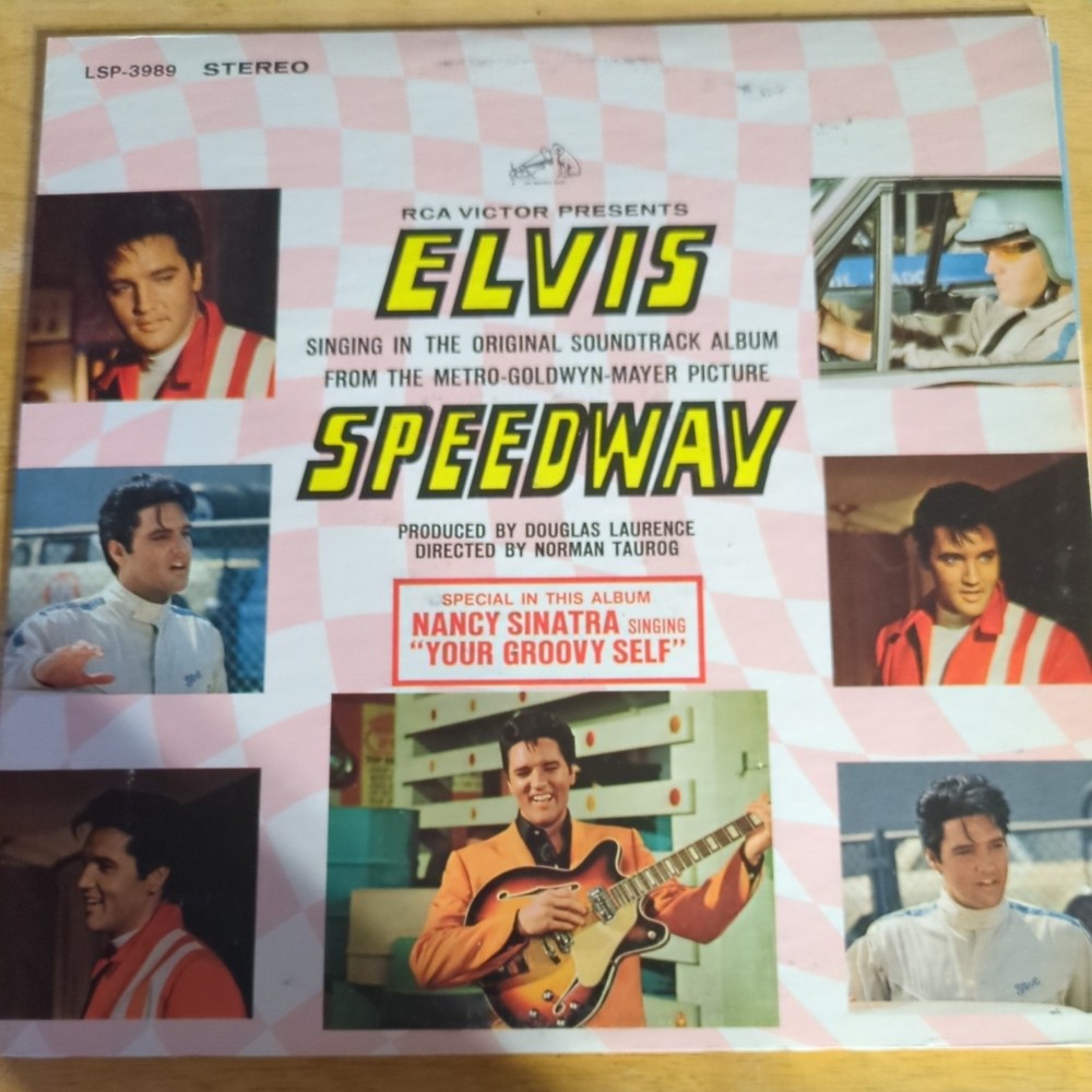 Elvis Speedway 1St Press With Hype Sticker And Photo Nm