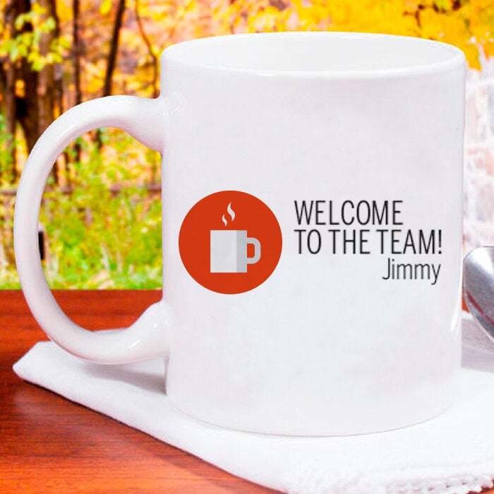 Welcome To The Team Personalized Company Mug Business Partner Gifts New Coworker