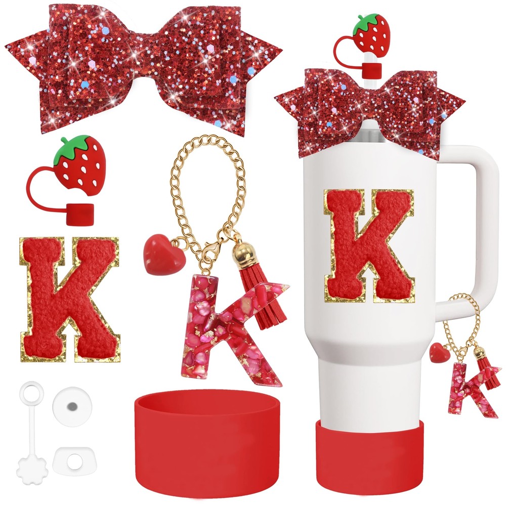 8PCS Stanley Cup 30oz 40oz Tumbler Accessories Set with Handle and Straws