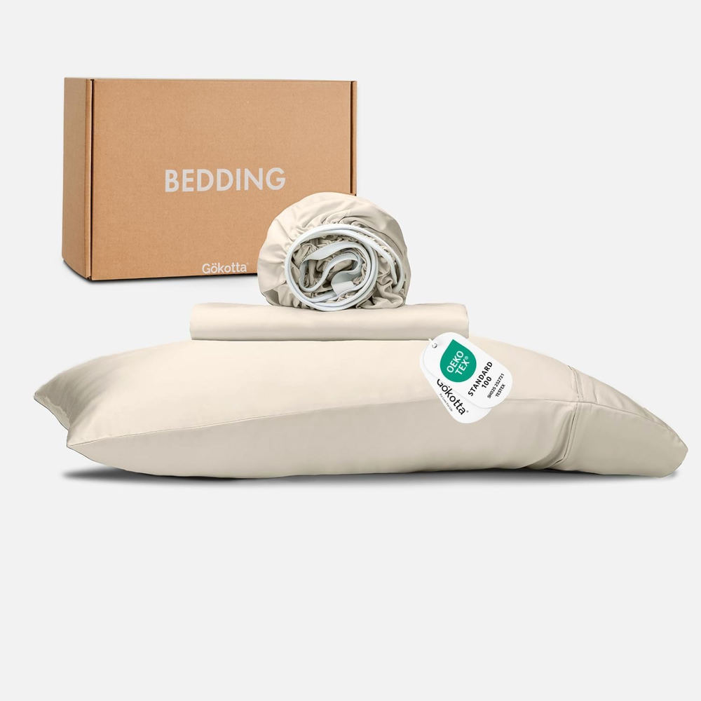 Twin Size Bamboo Rayon Sheets Set - Soft & Breathable Tanboocel Fabric