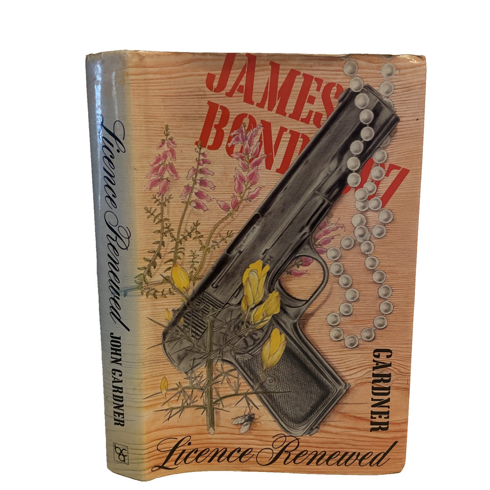 John Gardner LICENCE RENEWED  1981 Hardback Book  DJ JAMES BOND 007 FLEMING