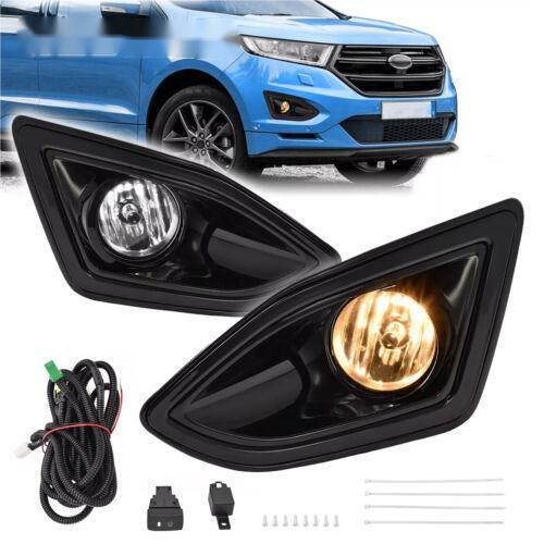 For Ford Edge Fog Lights 2015 2016 2017 2018 Pair Lamps Right&Left Side Clear