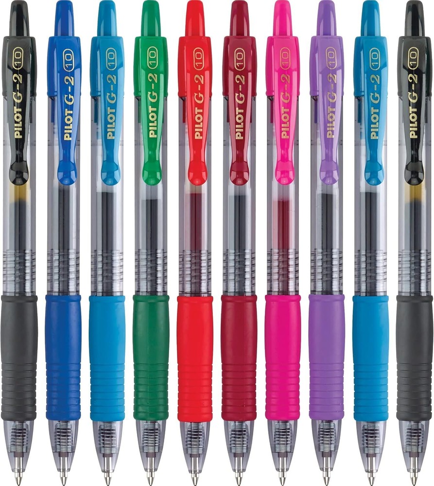 PILOT G2 Premium Retractable Gel-Ink Rolling Ball Pens, Bold Point (1.0mm), A...