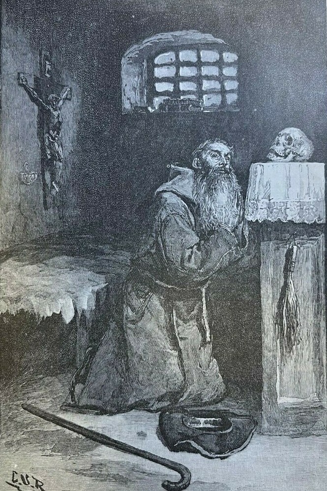 1882 Spain Cordovan Pilgrims Castillejo Cordova Andalusia  illustrated