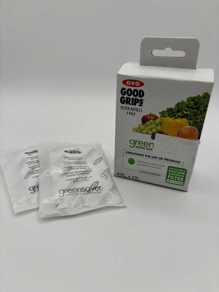 OXO Good Grips GreenSaver Carbon Filter Refills 6-Pack Fresh Produce Preserver Extended 1-Year Supply-image