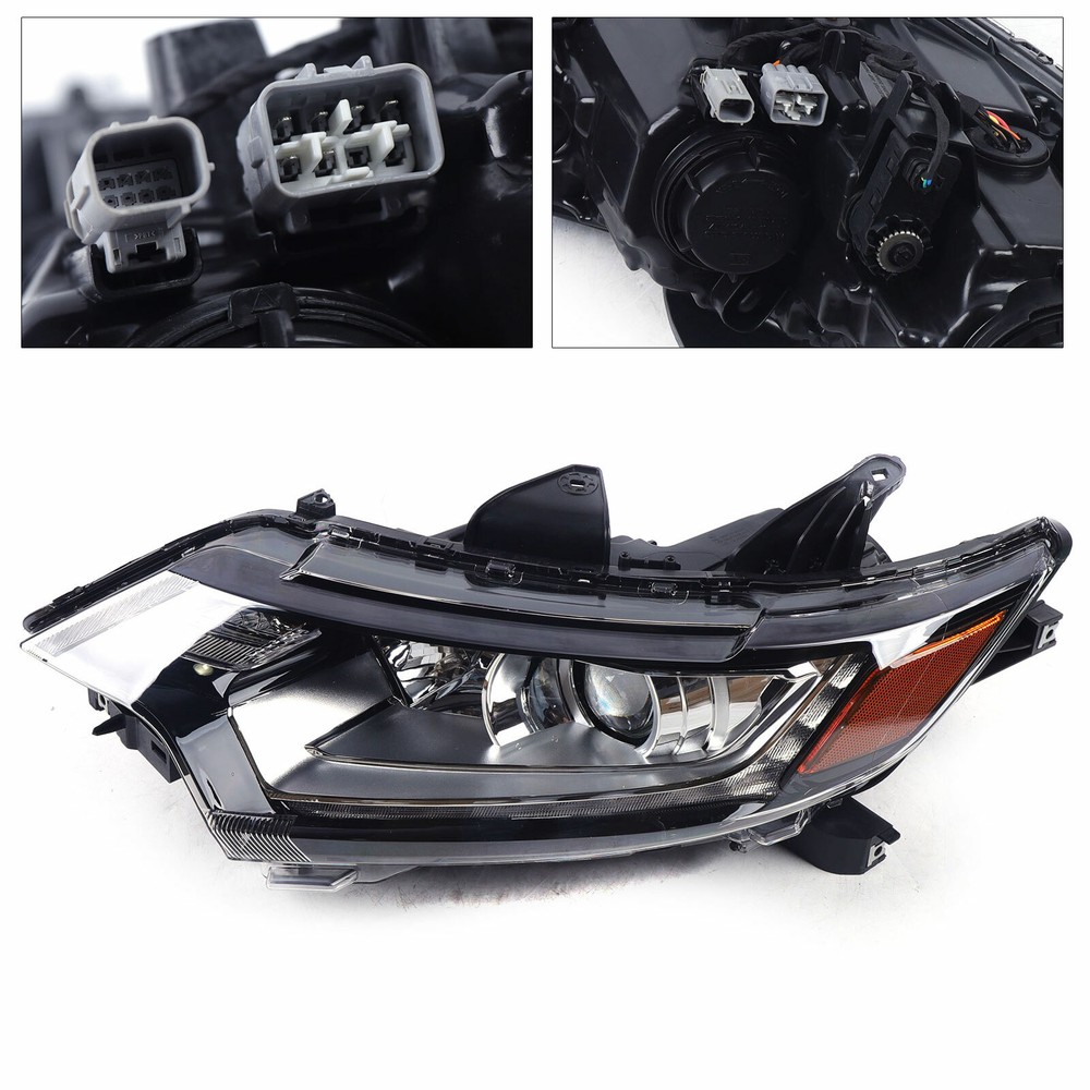 LEFT For 2016-2020 Mitsubishi Outlander Headlights Halogen Headlamps w/LED DRL