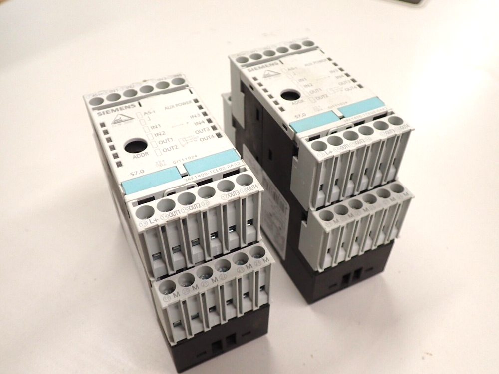 Siemens 3RK1400-1CE00-0AA2 I/O Interface Module lot of [2] used