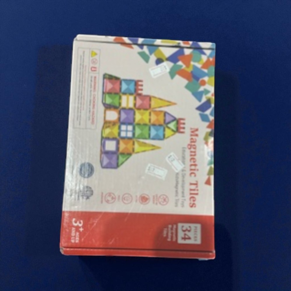 Magnetic Building Tiles for Kids STEM Learning and Creative Play