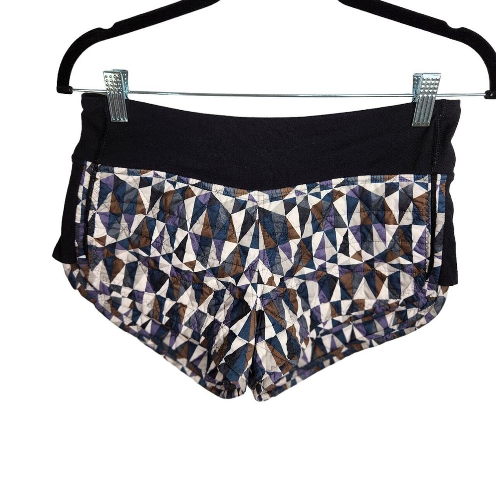 Lululemon Hot Cheeks Short Primaloft Stained Glass Love Neutral Blush Black