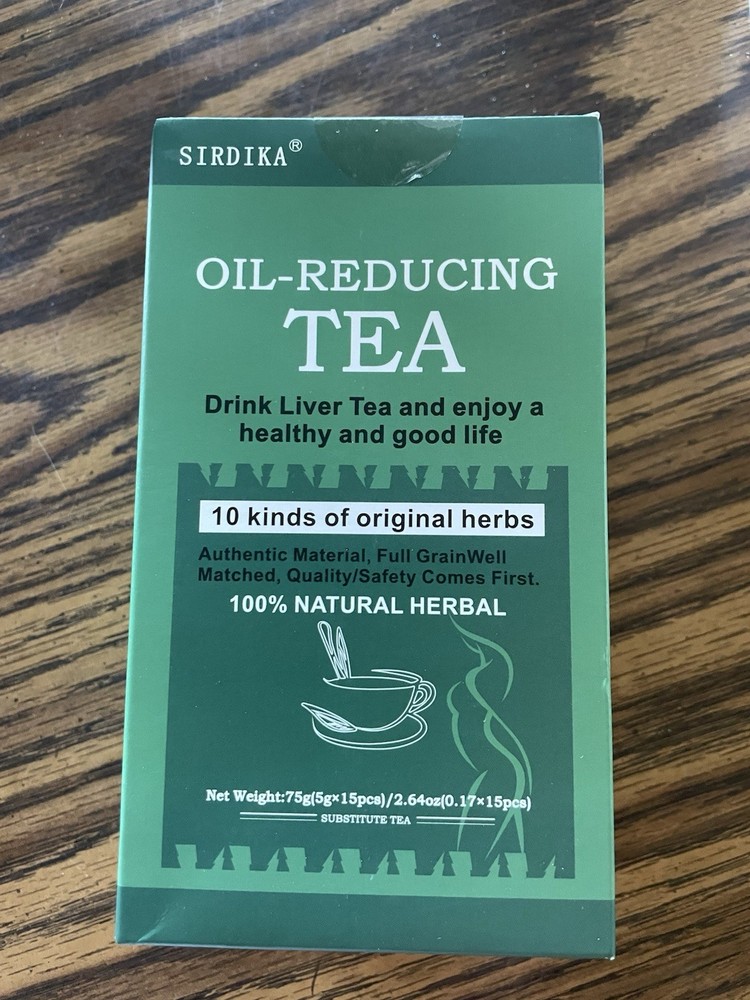 Oil-Reducing Tea-10 Herbal with Excellent Formula, Oil Cleansing Tea for Liver-