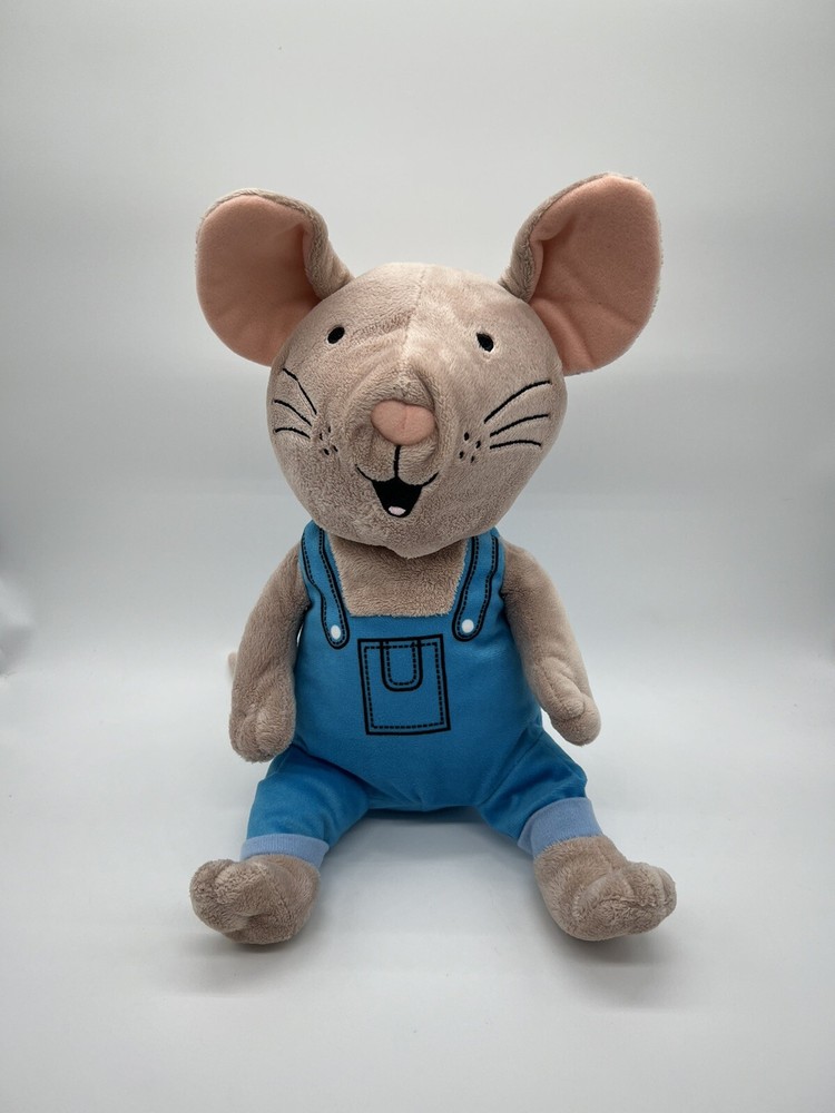Kohls Cares If You Give A Mouse A Cookie 11” Plush Stuffed Animal Blue Overalls