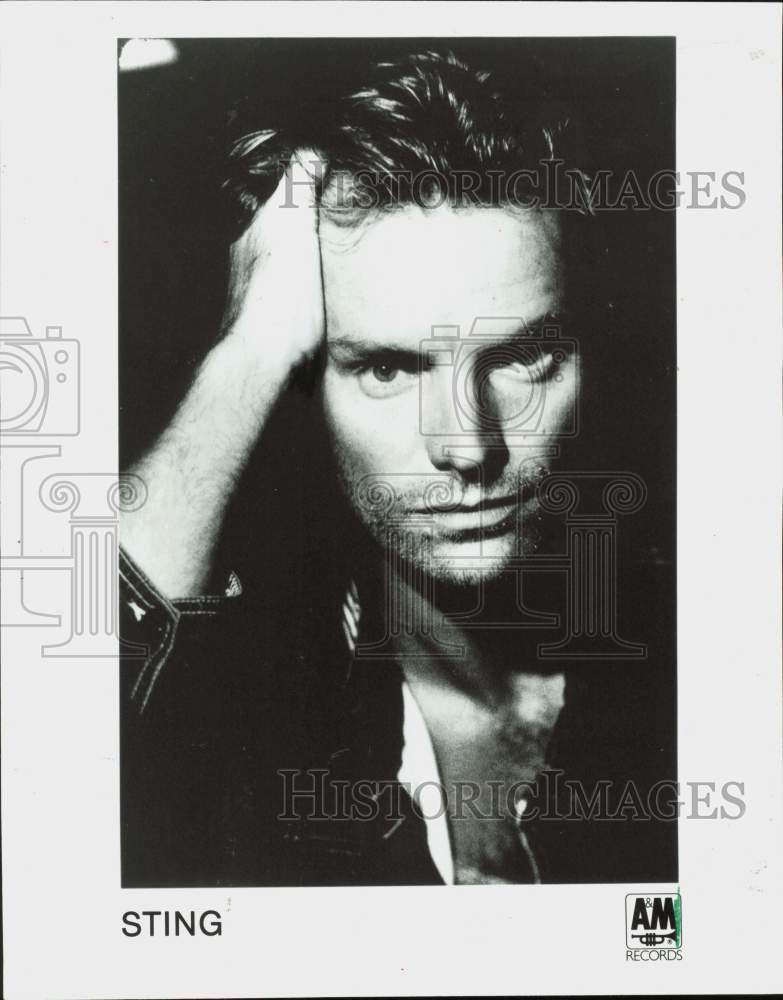 1988 Press Photo Singer Sting - afa43991