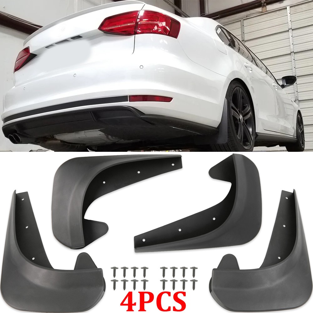 4PCS Car Mud Flap Splash Guard Mudguard For 1998-2005 VW Golf4 Mk4 Jetta A4 Bora
