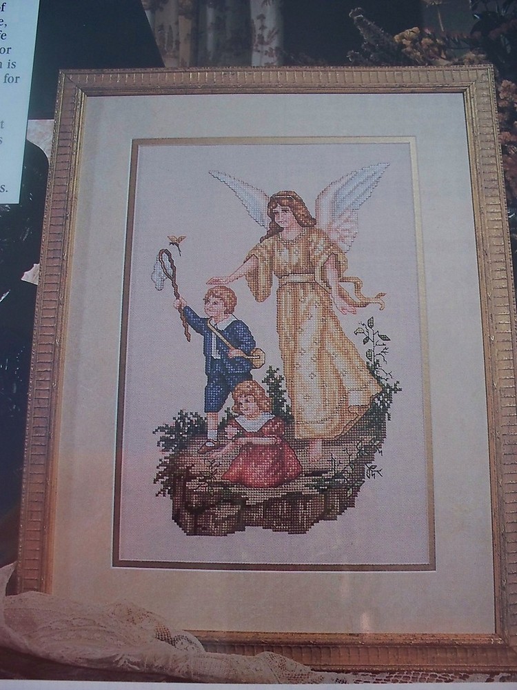 Devoted Escort Guardian Angel Magazine Cross Stitch Pattern (K)