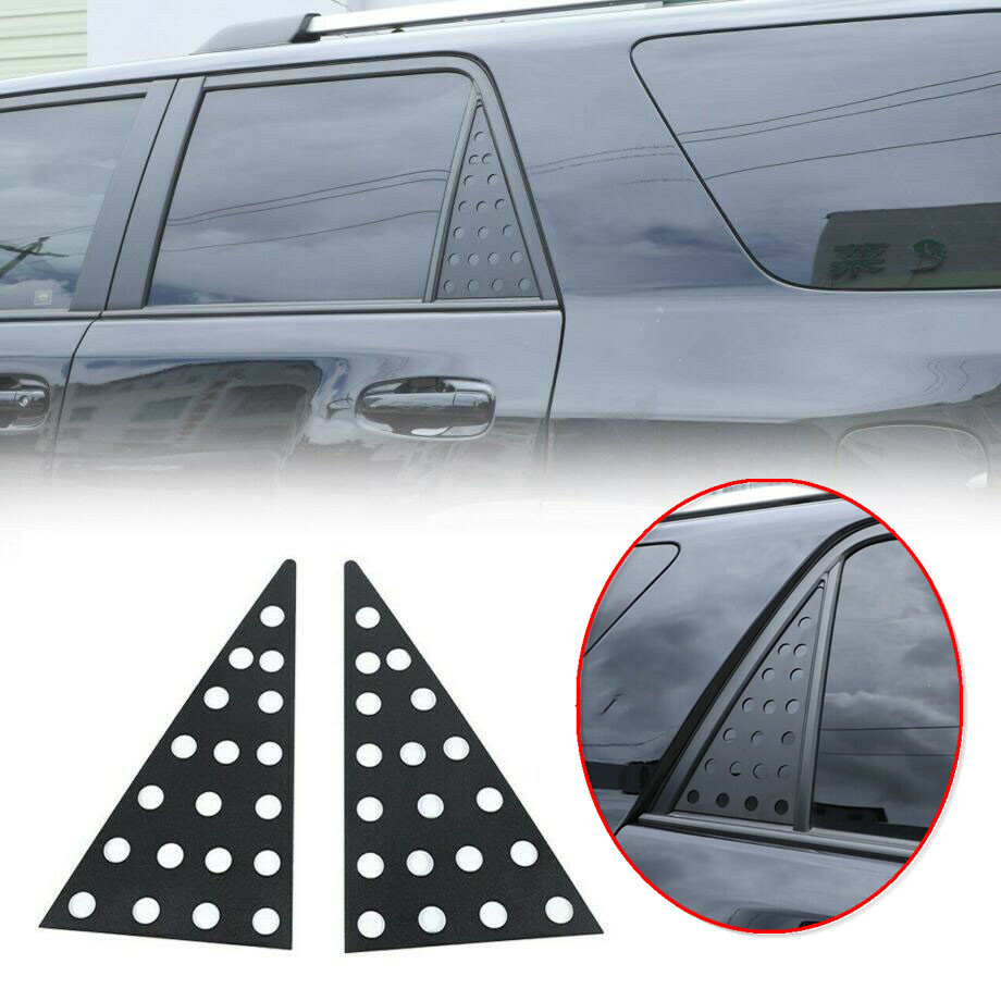 2010-2021 Toyota 4Runner Alloy Rear Triangle Window Cover Trim
