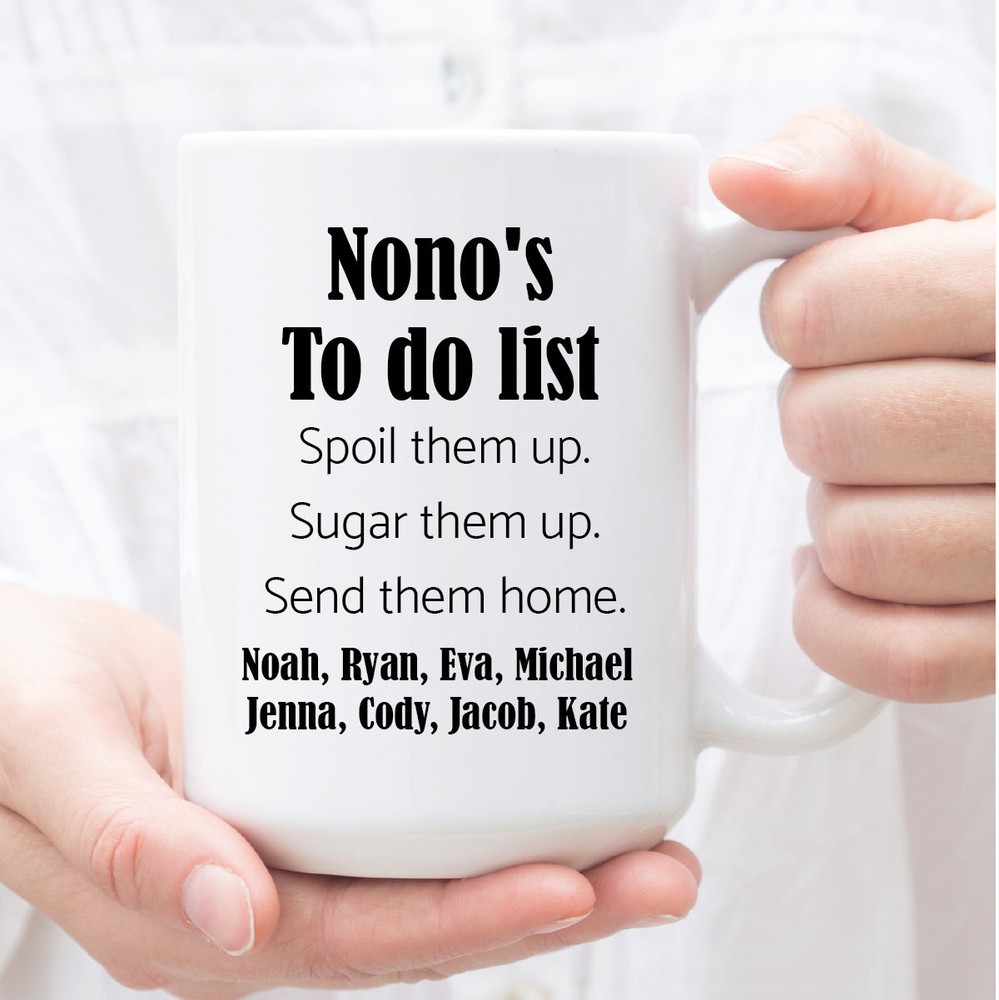 Funny Personalized Cup For Nono Custom Coffee Mug For Nono Christmas Gift For