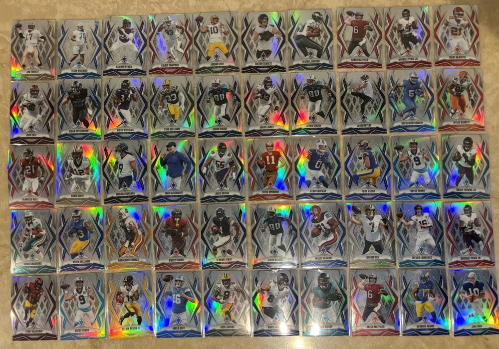 2025 Panini Phoenix 50 Card Silver Parallel Lot