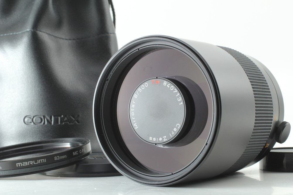 CLA'd Contax Carl Zeiss Mirotar 500mm f8 T C/Y Mint Japan Case