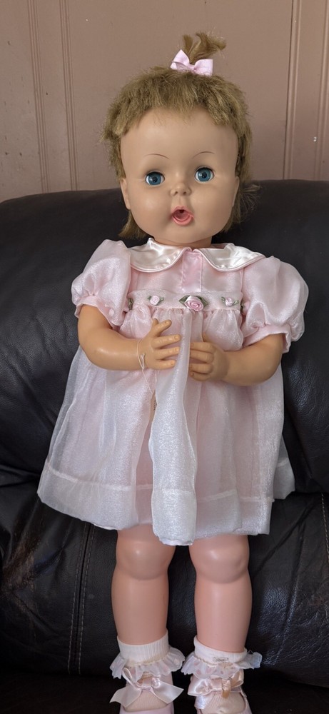 Vintage 1964 Horsman Thirstee Walker Doll Baby/Toddler TB-26 Thirsty