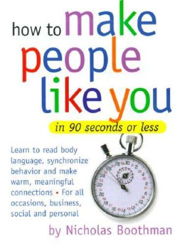 How to Make People Like You in 90 Seconds or Less - Hardcover - VERY GOOD