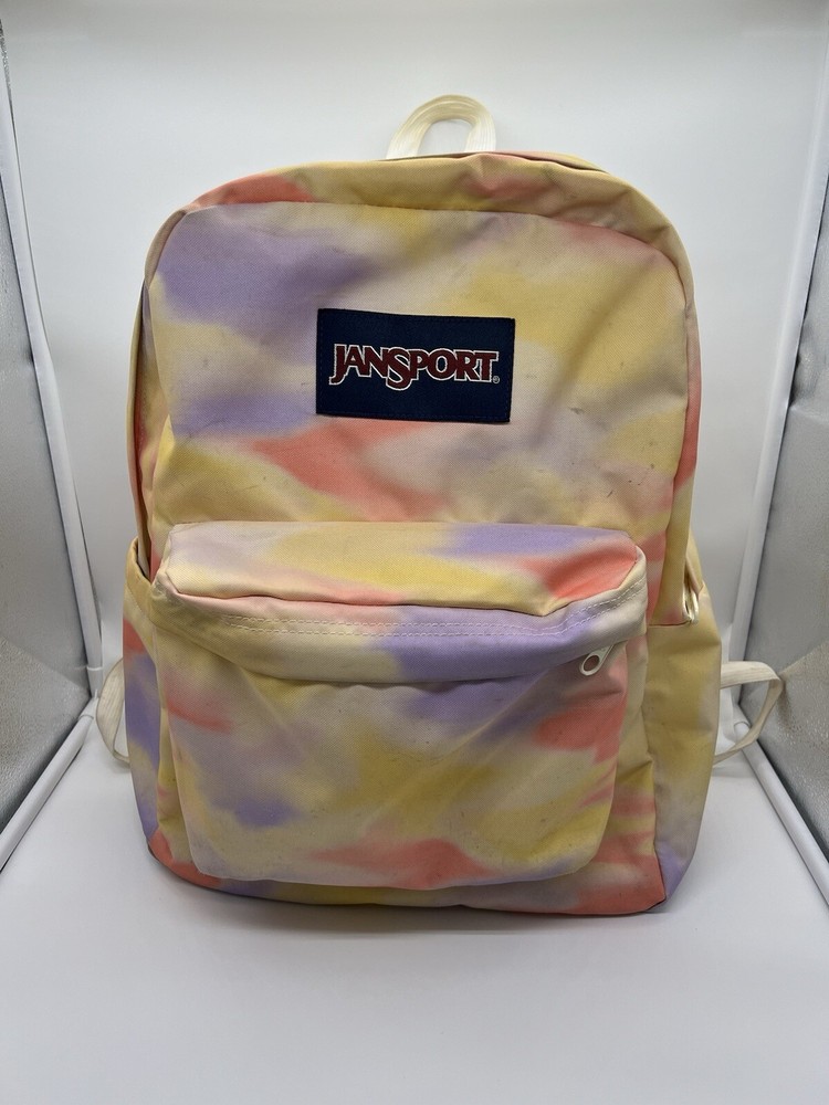 JanSport SuperBreak Plus Backpack with Laptop Sleeve - Used Fair Condition