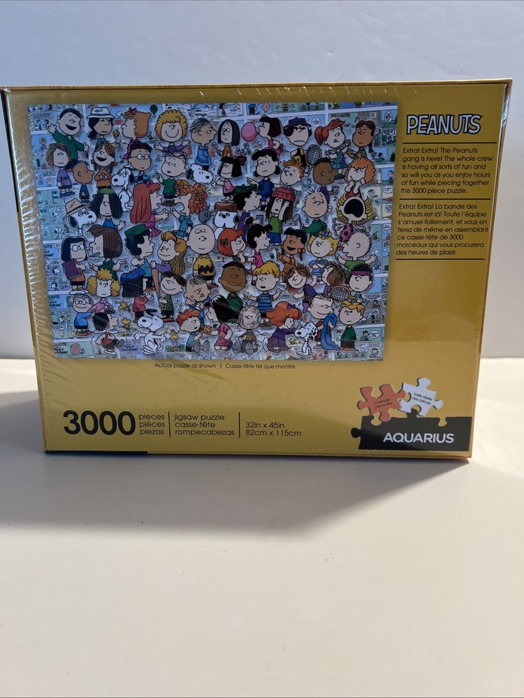Snoopy & Peanuts Gang 3000-Piece Jigsaw Puzzle Officially Licensed New