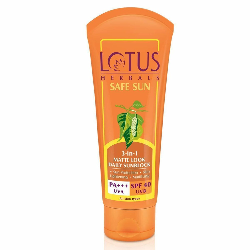@ Lotus Herbals Tinted Sunscreen With SPF 40 For All Skin Types 50 gm Q006