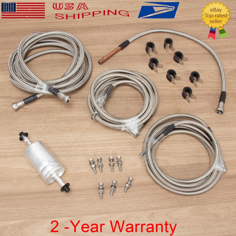 Quick Fix Fuel Line & Filter Kit For 99-03 Silverado & Sierra Crew Cab Gas Flex