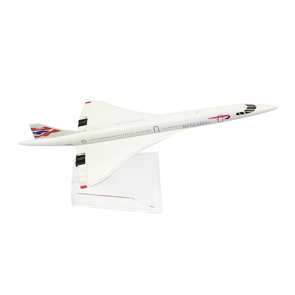 Avión de aleación British Concorde 1/400 15 cm modelo avión fundido a presión artesanía e