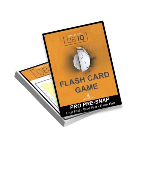 QB IQ System Flash Card Game MSRP $49 Teaches Quarterback Concepts Fun 🏈