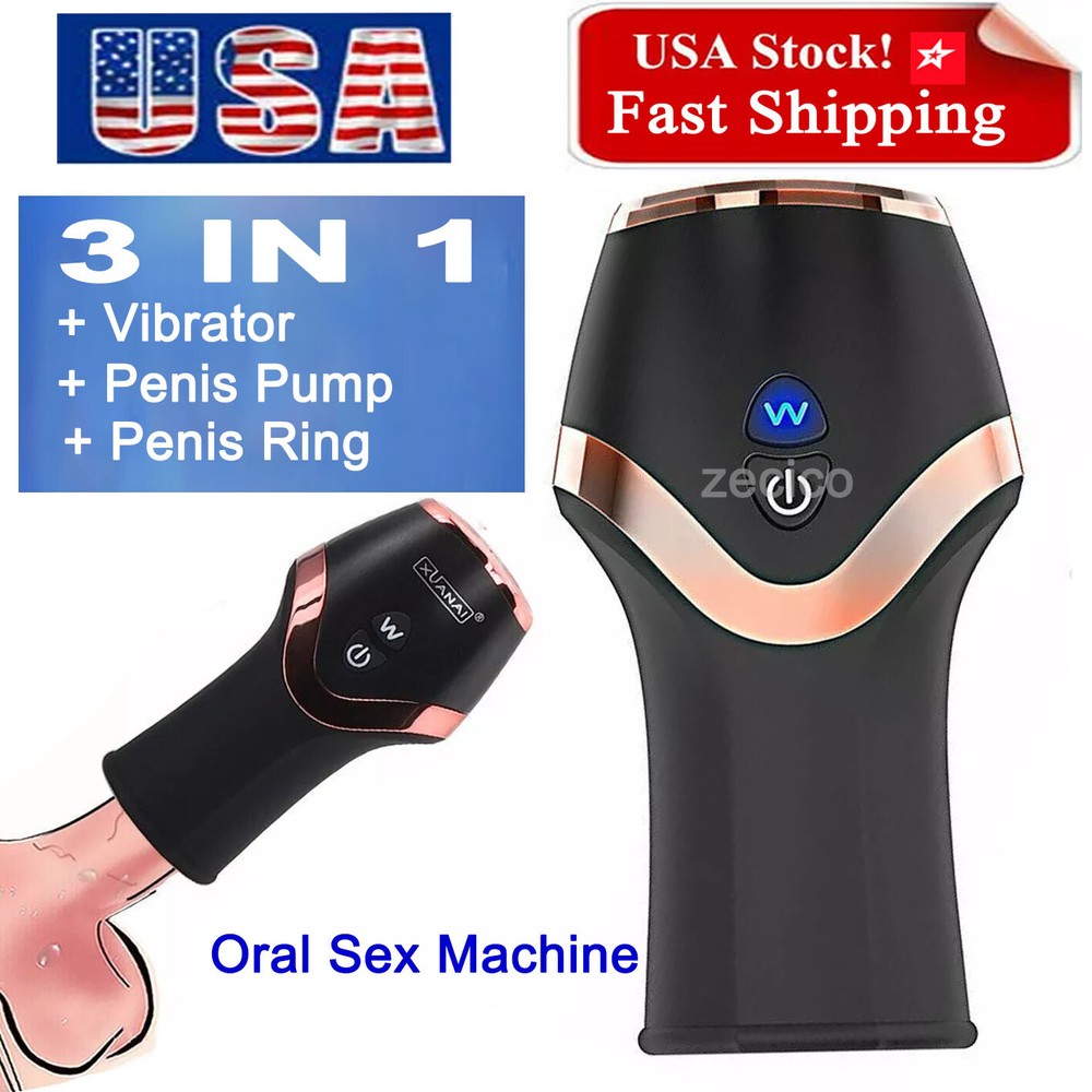 Automatic Handsfree Male Masturbator Cup Stroker Pocket-Pussy Sex Toys Men Adult