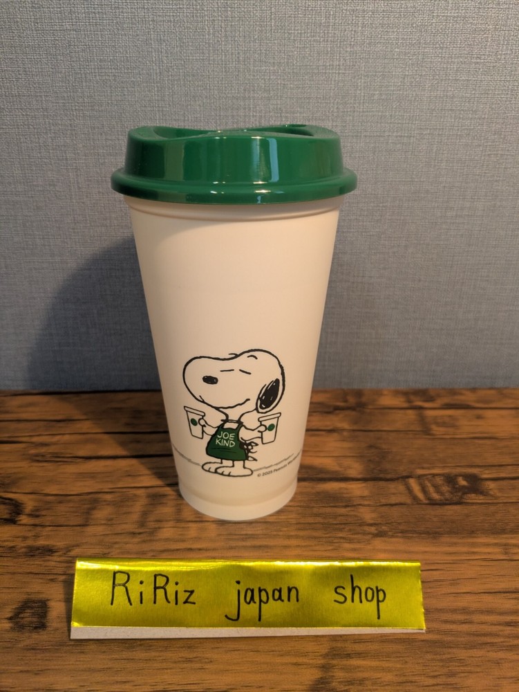 STARBUCKS PEANUTS 2025 JOE KIND SNOOPY Reusable Cup White 473ml / 16oz