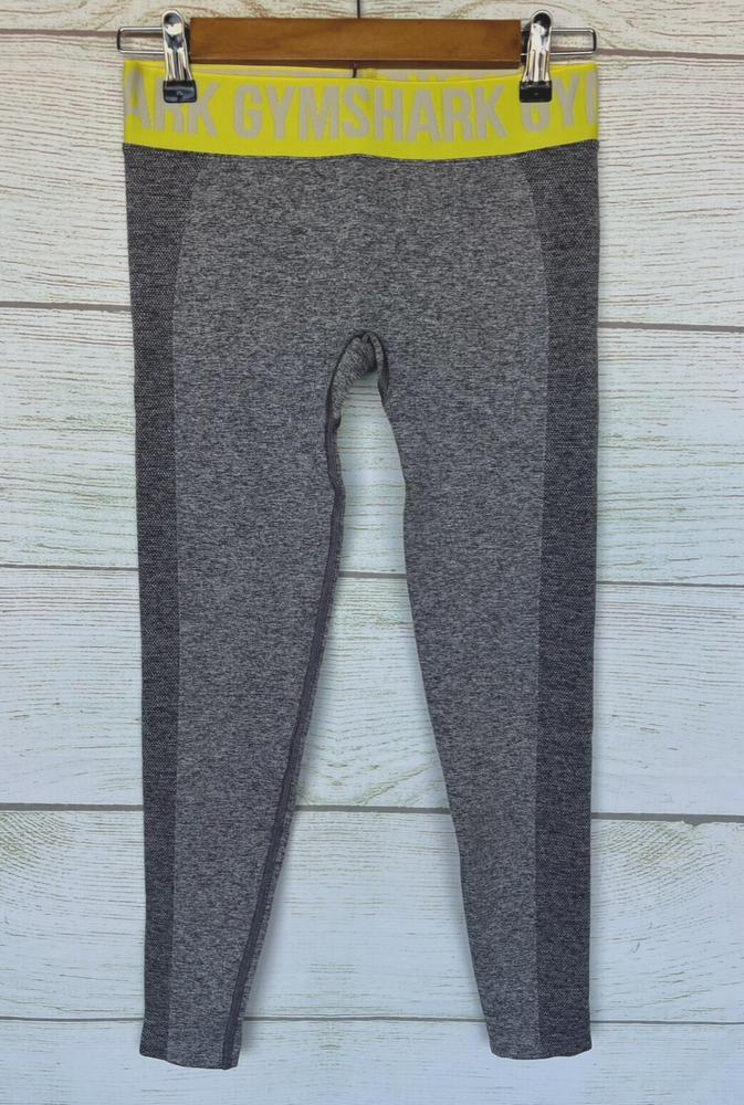 Gym Shark Pants Womens Size Small Heather Grey Performance Legging Pants New