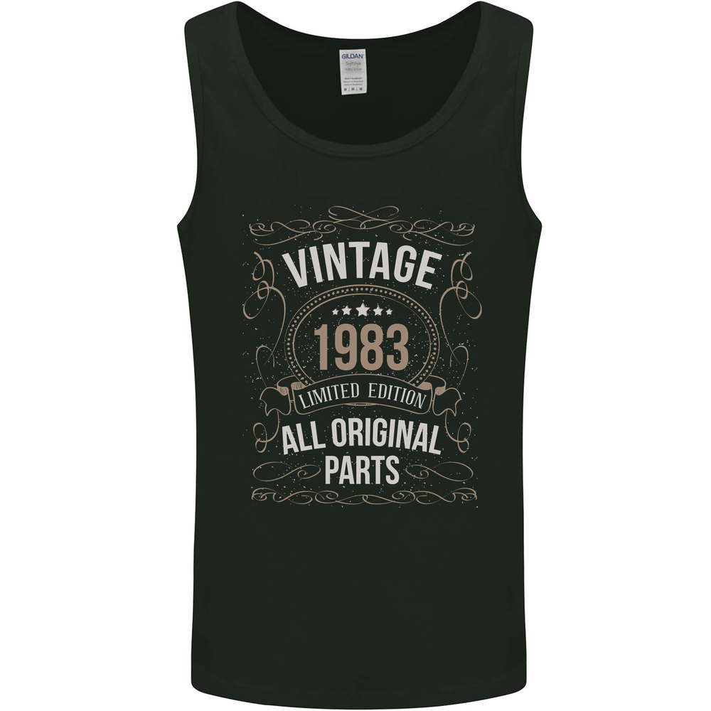 42nd Birthday Limited Edition 1983 Mens Vest Tank Top