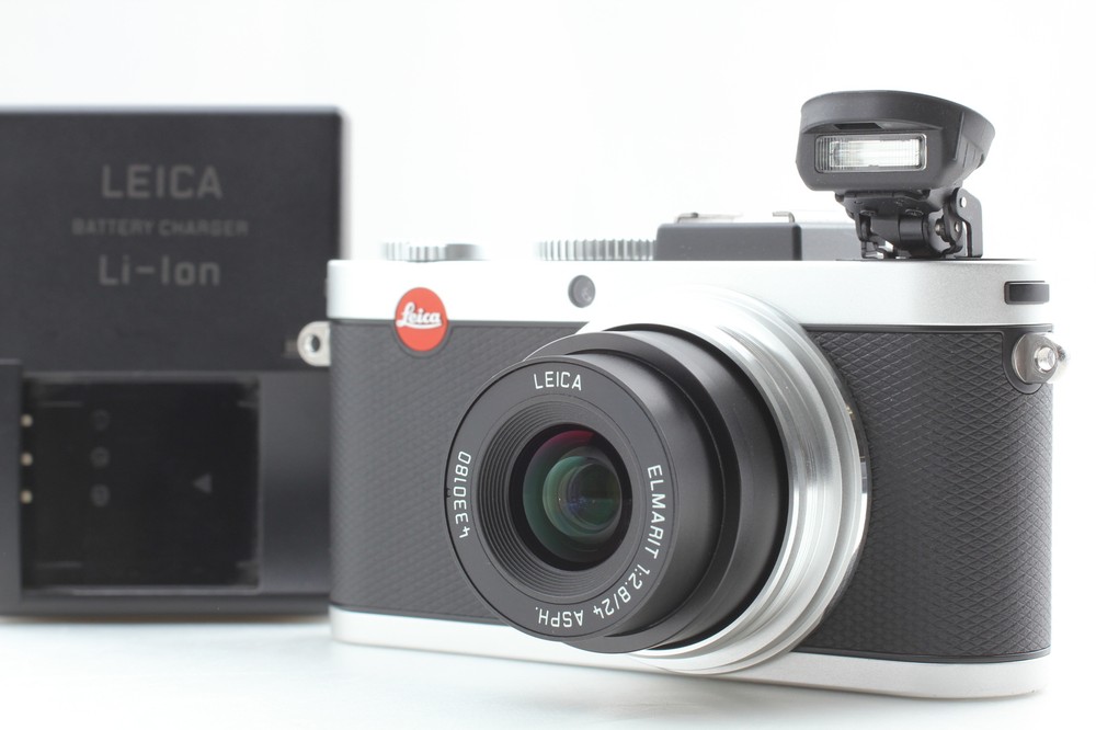 MINT Leica X2 Silver Compact Digital Camera 16.1MP From JAPAN