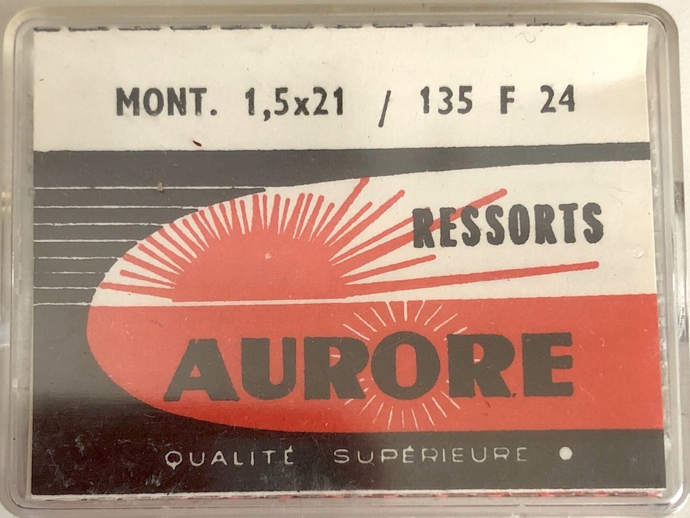 1X=1 Mainspring X 9660 1.35 X 0.075 Ø 7 Watch Spring 1.5 X 21 - 115 F 24