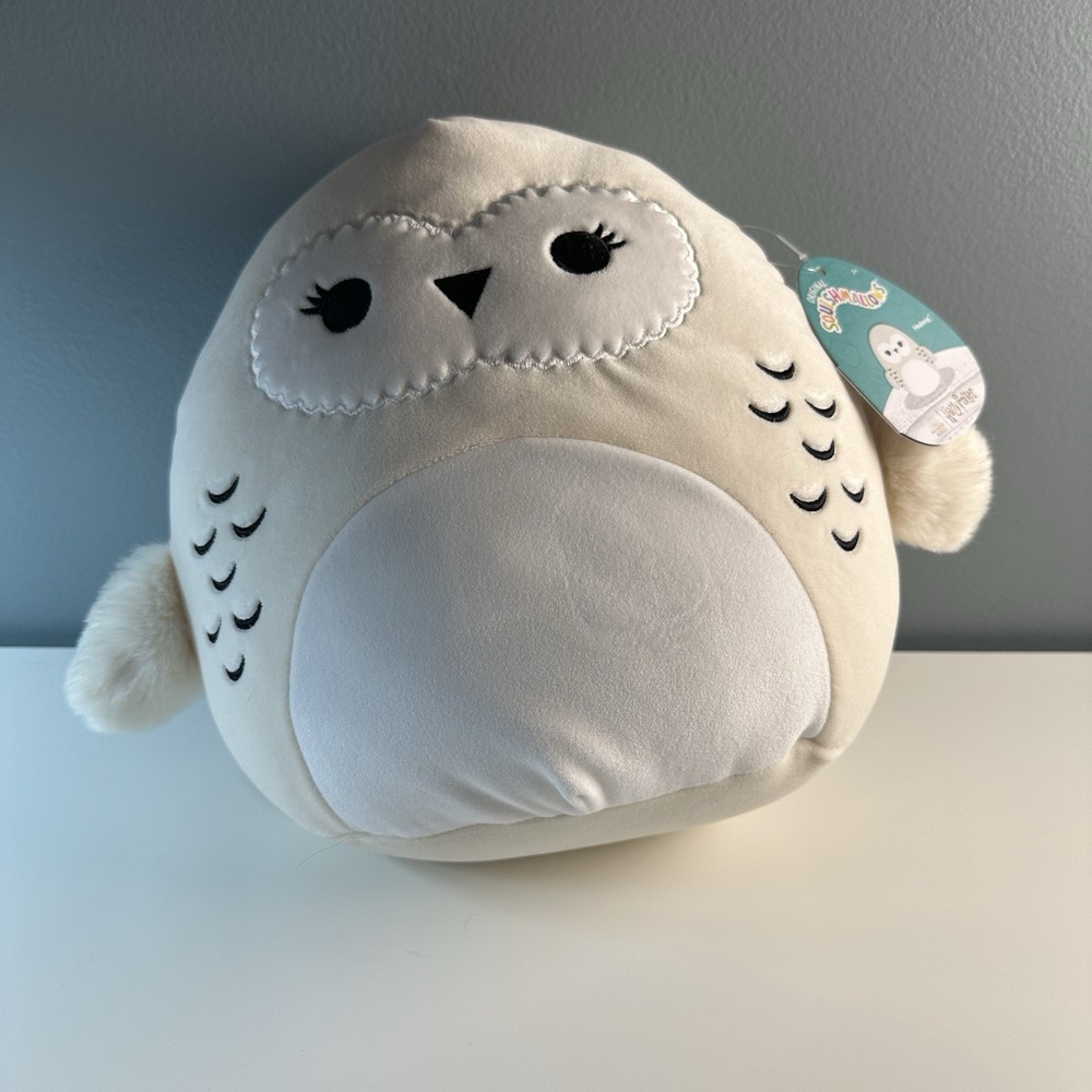 Adorable 10 Inch Harry Potter Hedwig Owl Plush Squishmallow