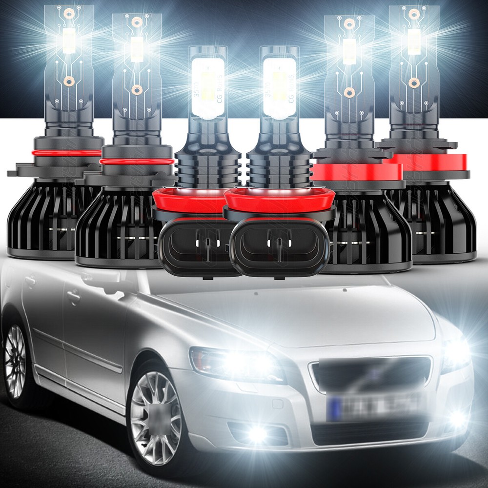 Volvo C70 S40 V50 C30 2007-2011 LED Headlight & Fog Light Bulbs