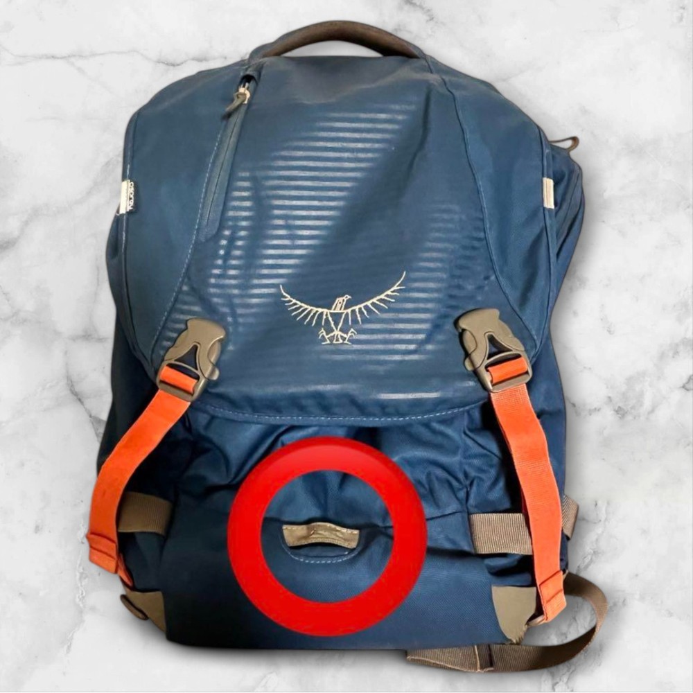 Osprey Navy Flapjack 25L Rucksack with Adjustable Straps Pre-Owned