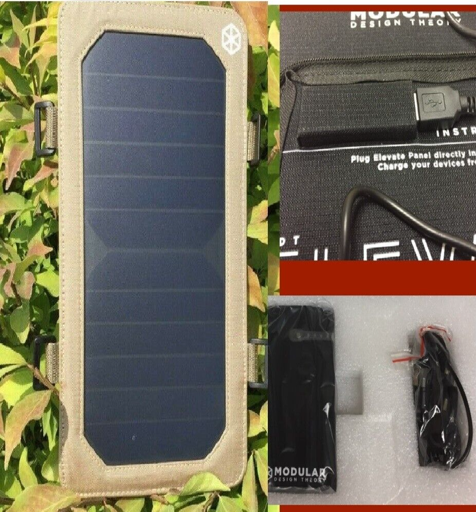 Clearance Sale Solar Panel USB for Mobil  All ANDROID Cell Tablet COLOR TAN-image