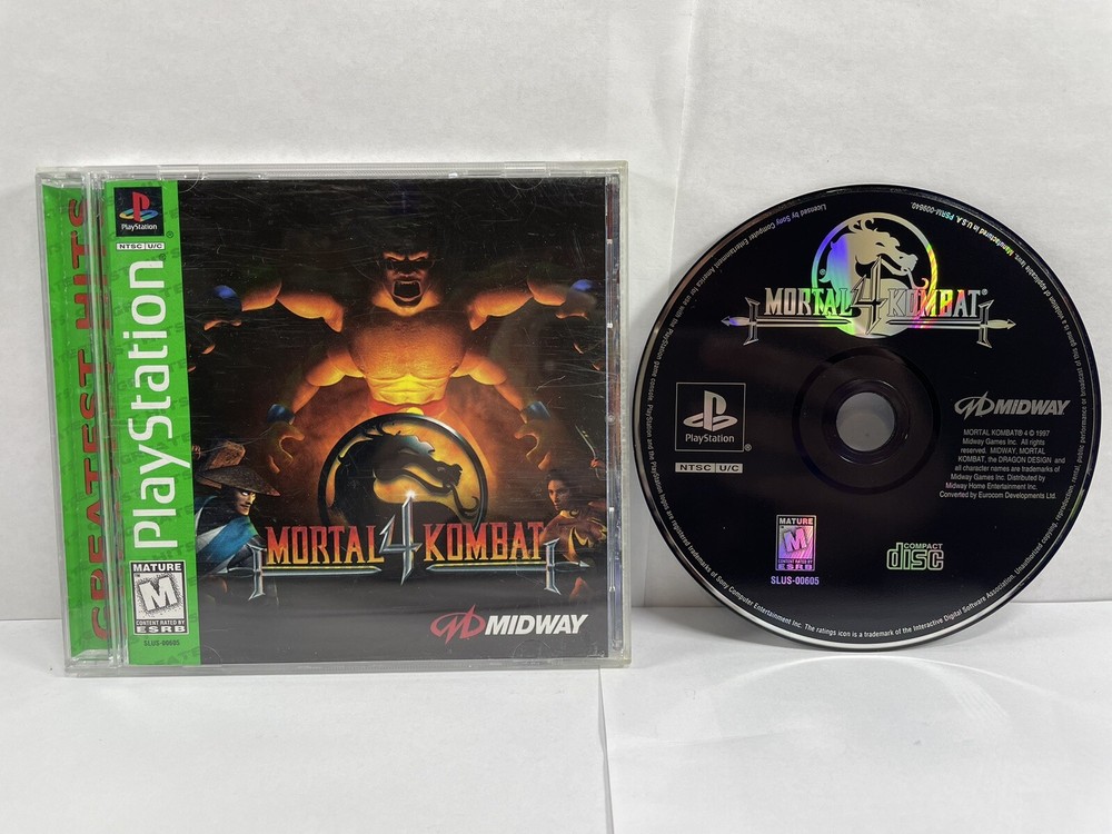 Mortal Kombat 4 (Sony PlayStation 1, 1997) PS1 Complete CIB TESTED!
