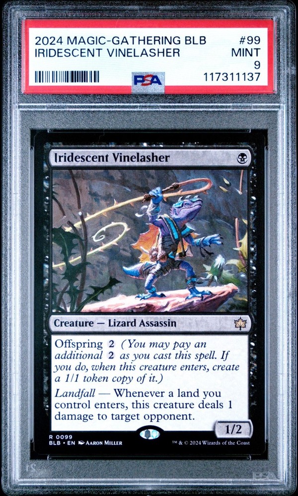 Iridescent Vinelasher Bloomburrow MTG Regular Art Card