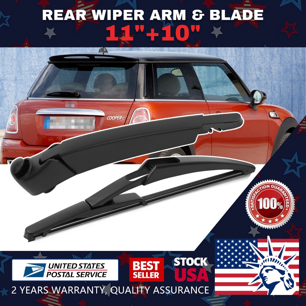 One Set 11''+10'' Premium Soft rubber Windshield Rear Wiper Blade All Season