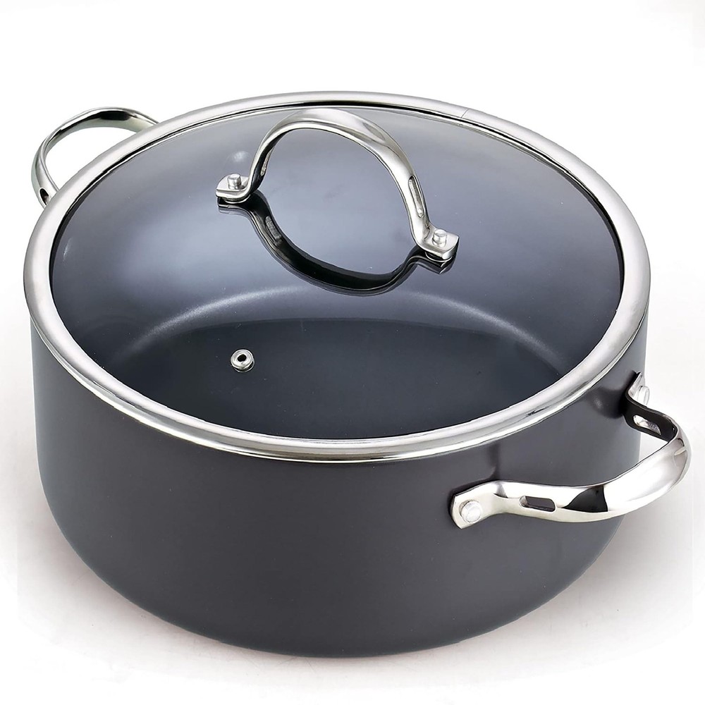 Cooks Standard 7-Quart Classic Dutch Oven Stock Pot with Glass Lid