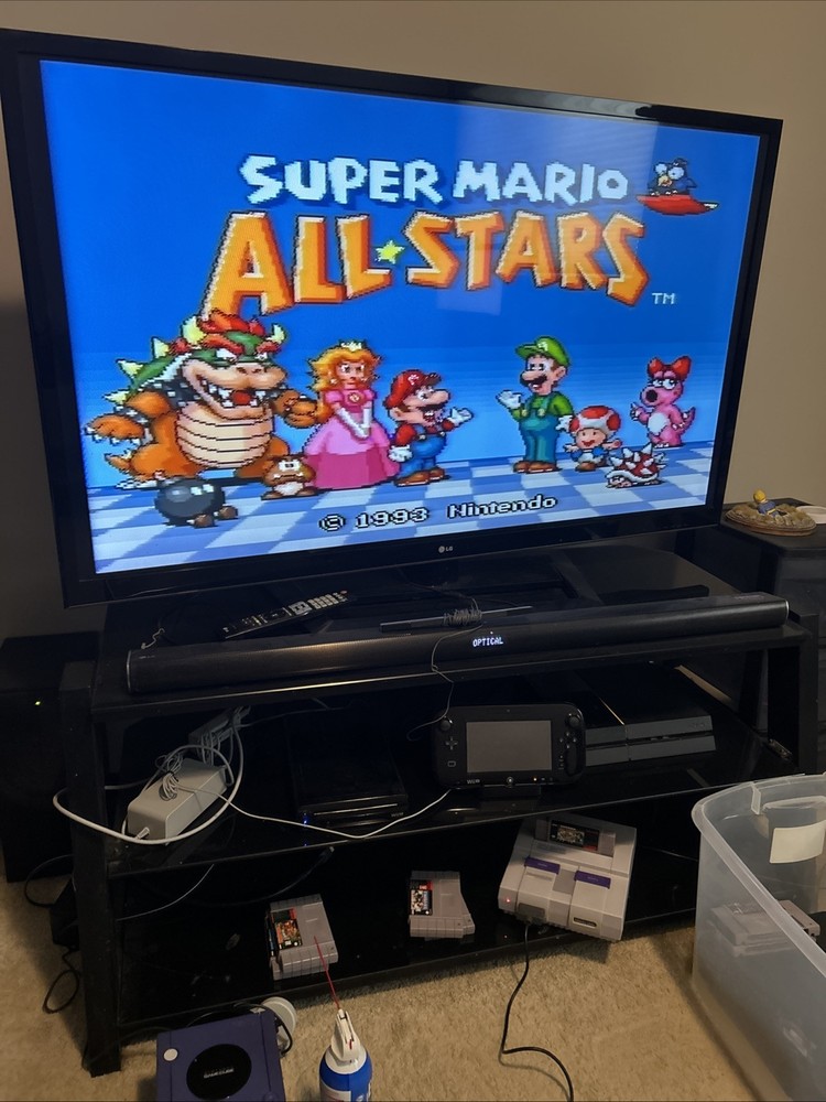 Authentic Tested Super Mario All-Stars for SNES 1993 Edition